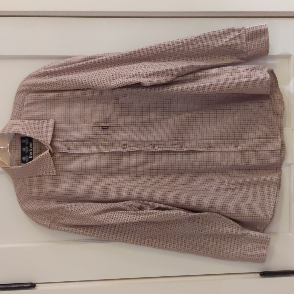 Men's L Barbour Lightweight Flannel Shirt